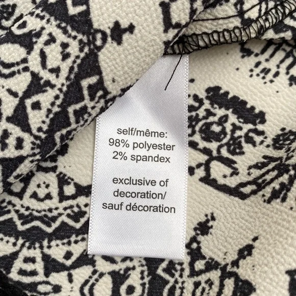 NWT Maurice’s black and cream sleeveless shift dress. - Picture 10 of 14